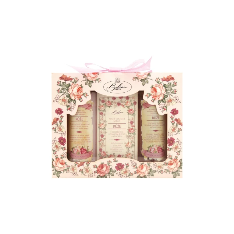 & Cosmetics Rosarium Women's Set Ii. Shower Gel 100 Ml + Shampoo For All Hair Types 100 Ml + Handmade Soap With Glycerin 100 G