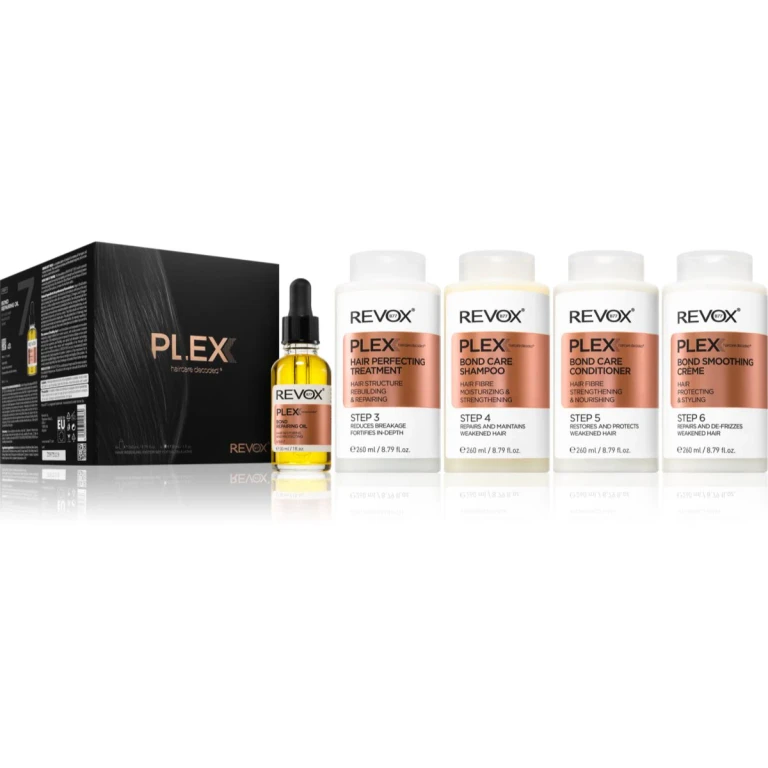 Plex Bond Haarpflegeset: Step 3 Anti-Breakage Creme, Step 4 Shampoo, Step 5 Conditioner