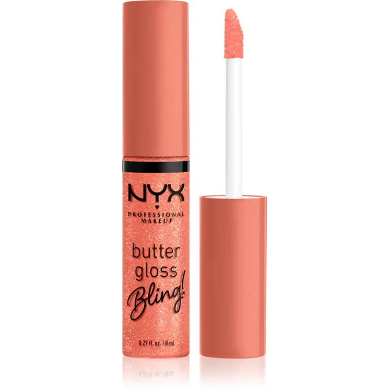 Professional Makeup Butter Gloss Bling Glossy Lip Gloss Color 02 Dripped Out 8ml