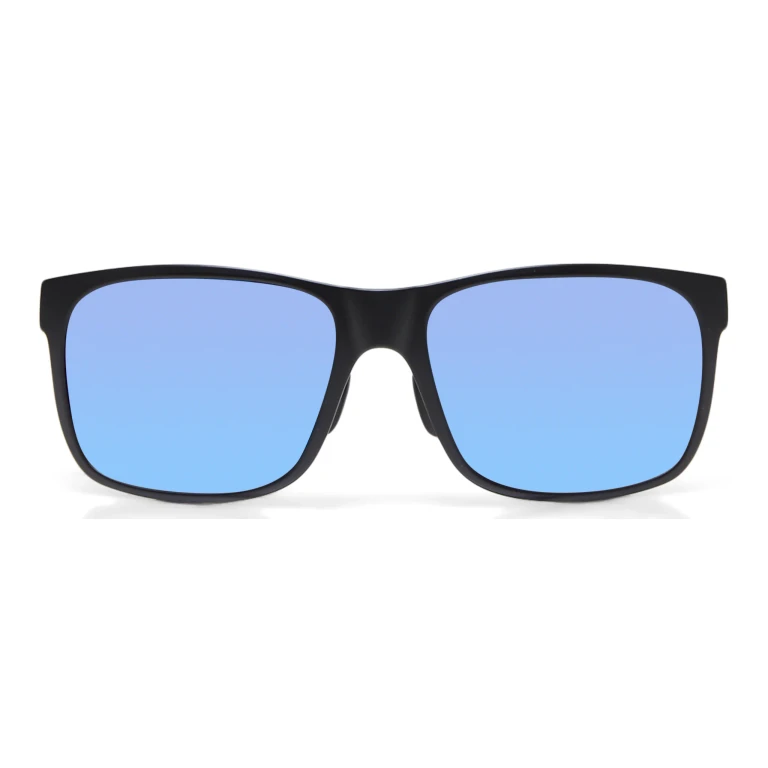 Red Sands Matte Black - Blue Hawaii Lens Sunglasses