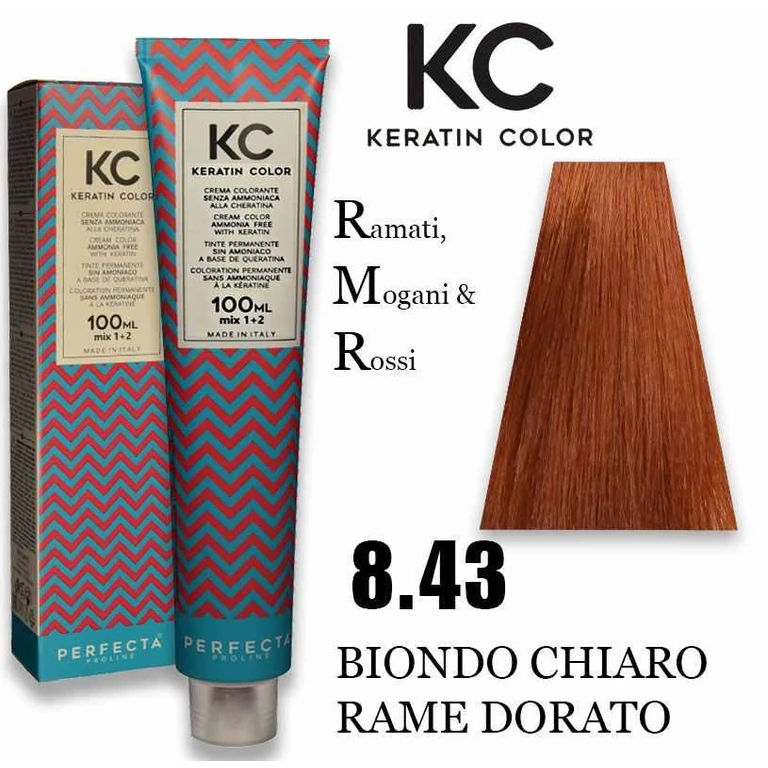 Keratin Coloring Cream Kc 100 Ml 8.43