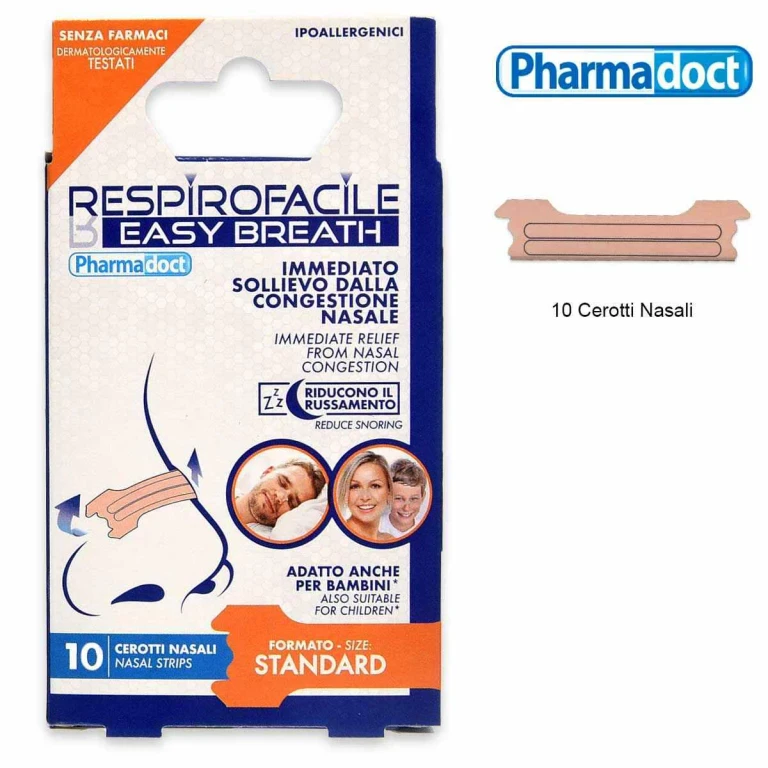 Transparent Nasal Strips 10 Pieces In Pouch