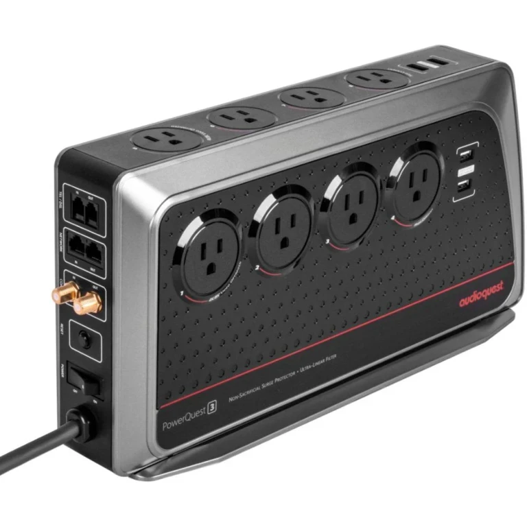PowerQuest 3 8-Outlet Power Conditioner & Non-Sacrificial Surge Protector