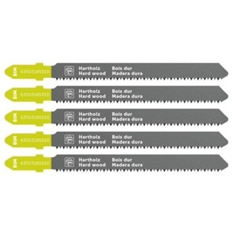 63503185010 (5/Pack) 3 in. 17 TPI Chrome-Vanadium T-Shank Jigsaw Blade