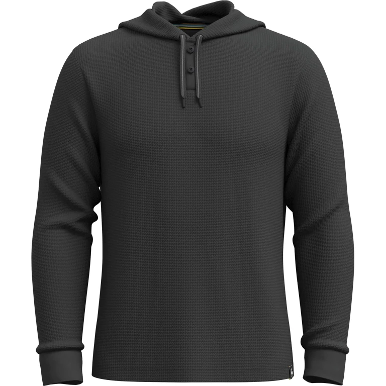 Waffle Henley Hoodie - Men's
