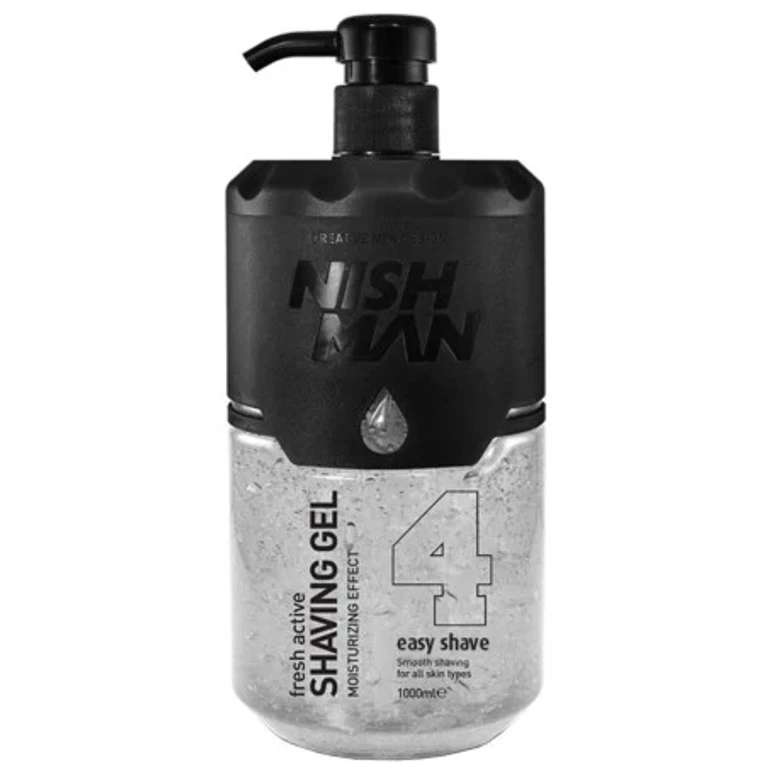 Shaving gel Nishman 4 Fresh Active Easy Shave 1000ml