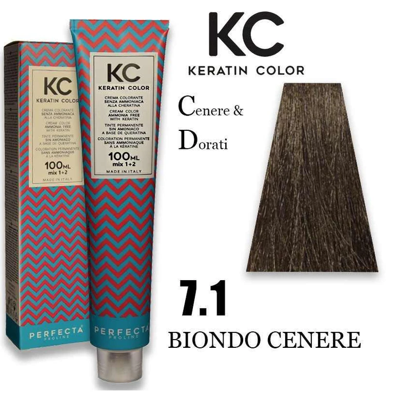 Keratin Color Cream 100 ml 7.1