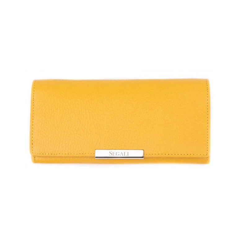 Yellow Leather Women's Wallet