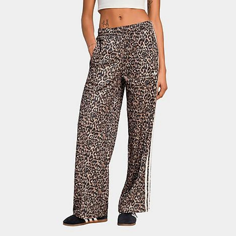 adidas Women's Originals Leopard Firebird Oversized Track Pants Size: XS
