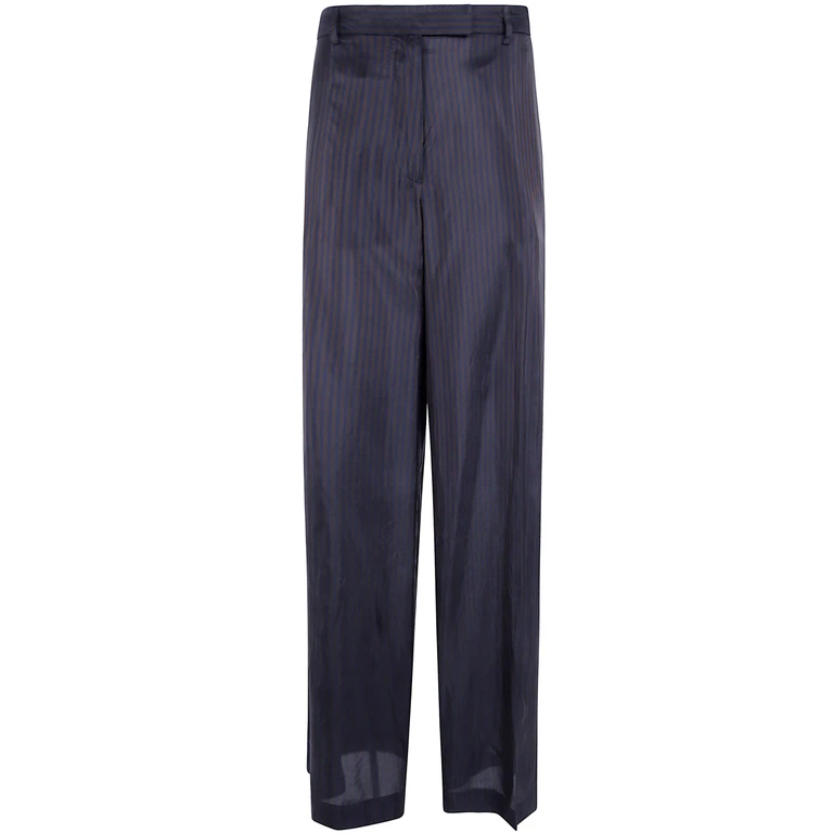 Pants Cupro Dark Brown "Penn"