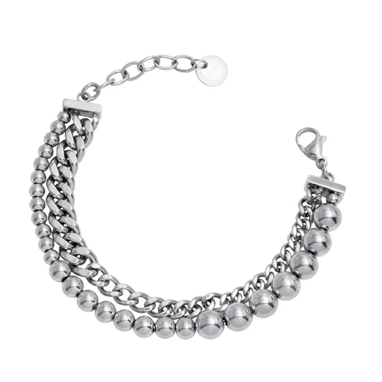 Liu Jo Double Distinctive Bracelet in Steel Lj3048
