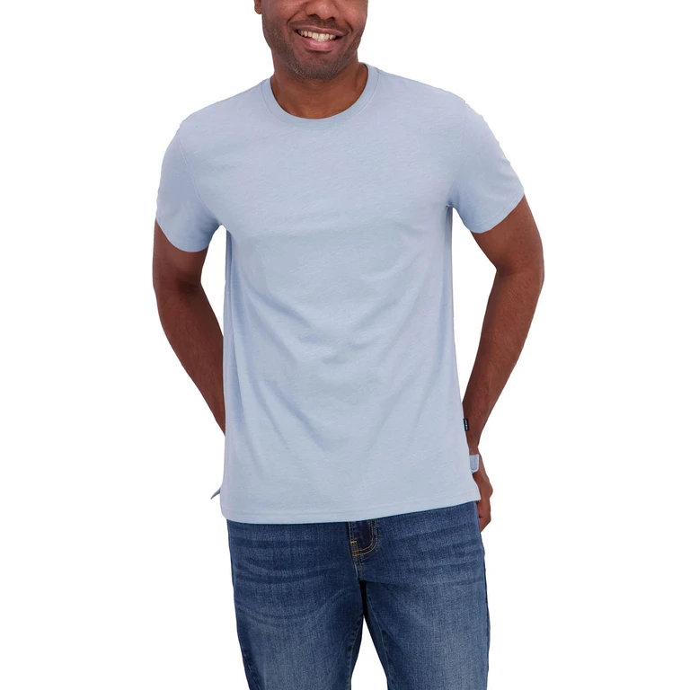 Men's Short Sleeve Jersey T-Shirt Blue S:- Blue, S