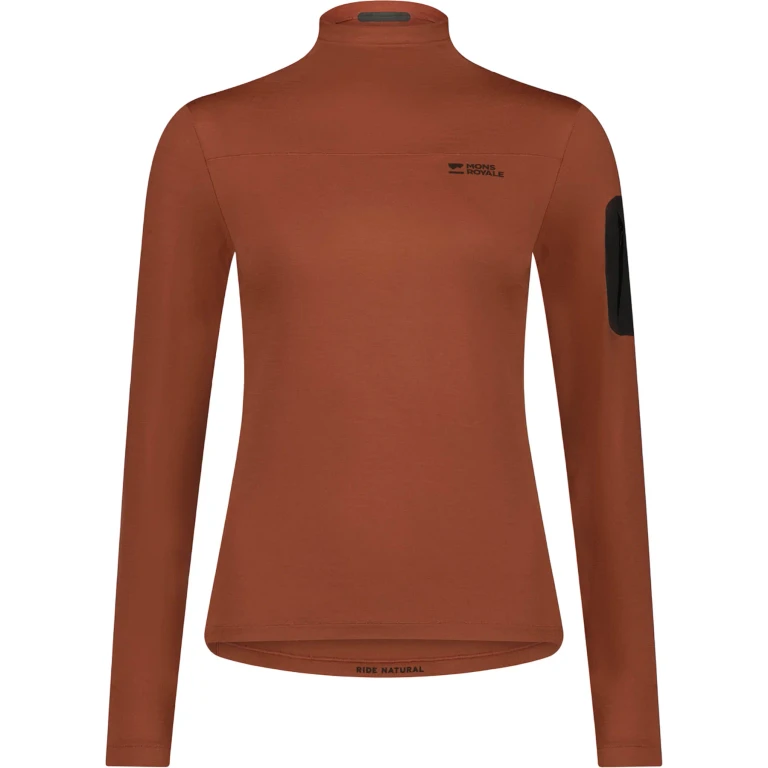 Diversion Merino Mock Neck Long Sleeve Shirt - Women's