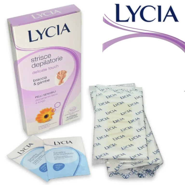 Strisce depilatorie corpo pelli sensibili braccia gambe 20 pezzi — Strisce depilatorie