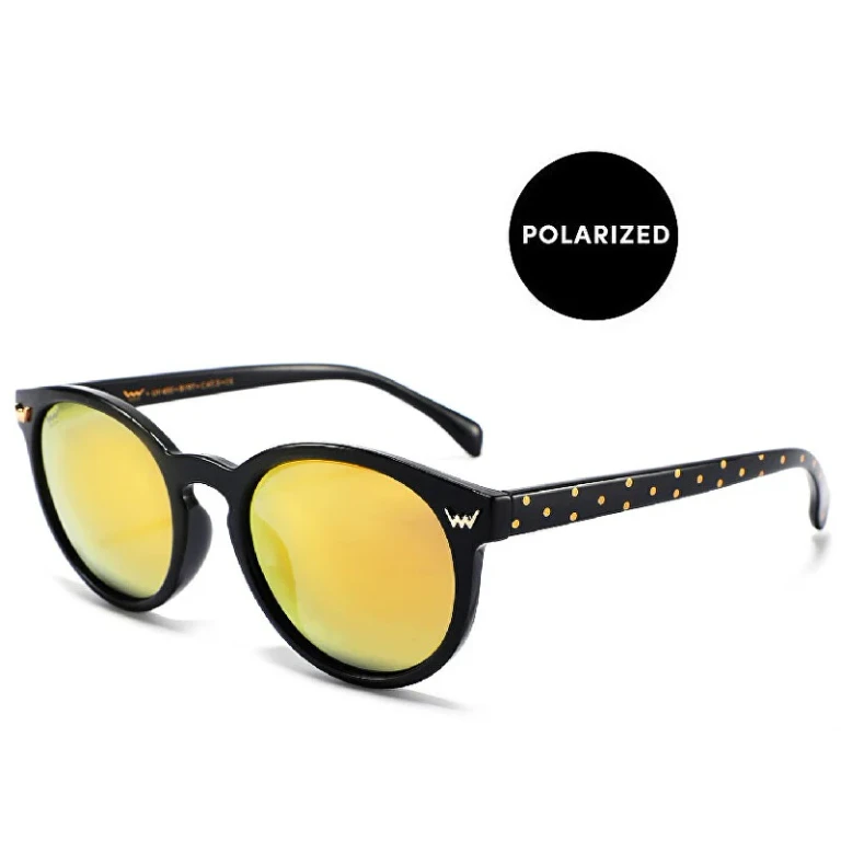 Foxy Dotty Black Polarized Sunglasses
