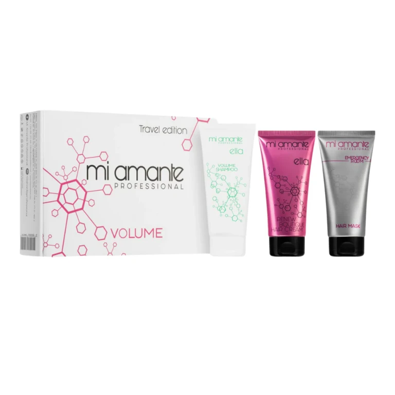 Ella Volume Travel Set for hair volume shampoo 100 ml + regenerating mask 100 ml + cream 100 ml