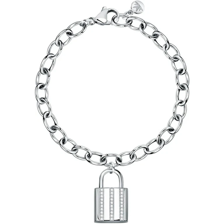 Modern Bracelet With Crystals Saub12