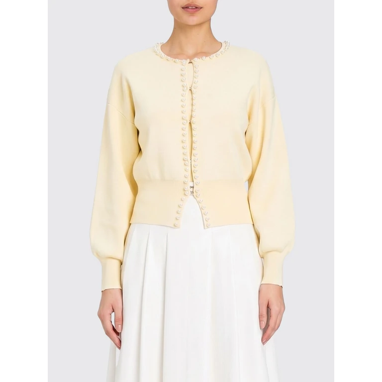 Viscose Cardigan with Pearls (261LL3CBB12842)
