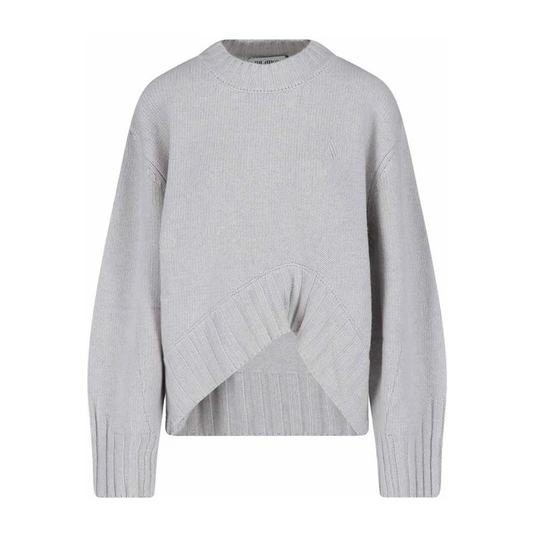 The Attico Pull Col Rond - Gris (261WCK00126KWS011AA607)