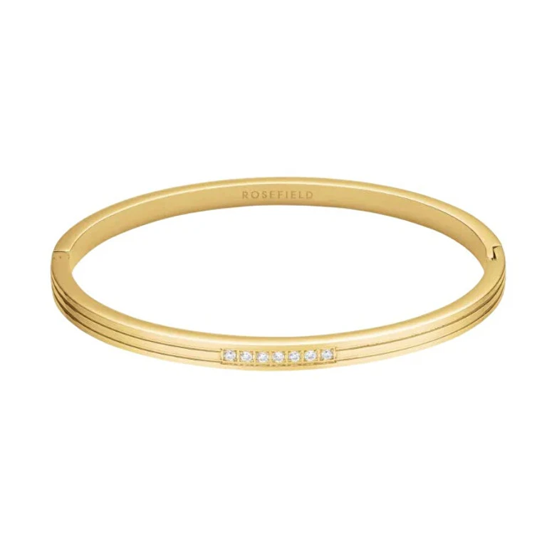 Solid Gold Plated Bracelet With Crystals Jbscg-J1037