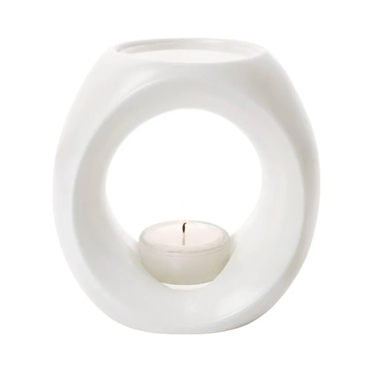 Aromalampa Cream White Ceramic