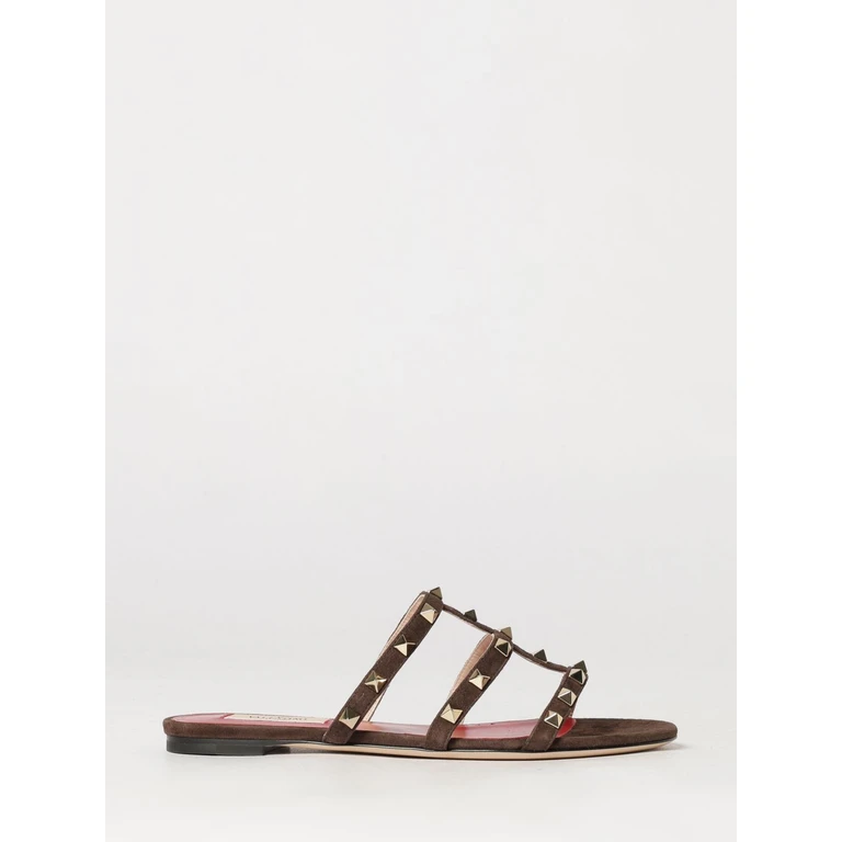 Heeled Sandal Woman color Brown (S0C49CVB0TO)