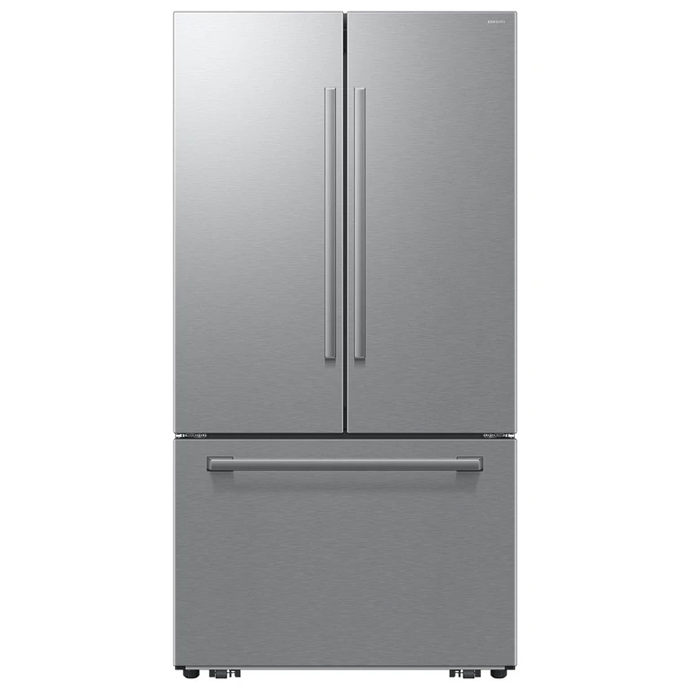 Bespoke AI 30 cu. ft. 3-Door French Door Refrigerator - Stainless Steel:- Stainless Steel