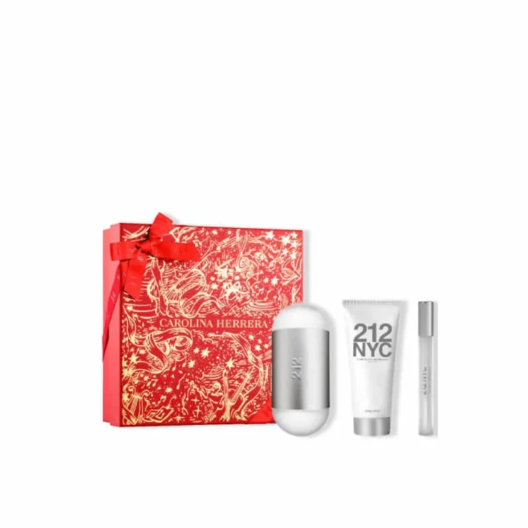 212 NYC Eau de Toilette Spray 100ml Set of 3 pieces