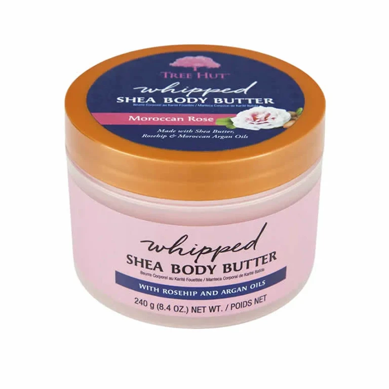 Whipped body butter with shea butter and Moroccan rose Tree Hut 240 g