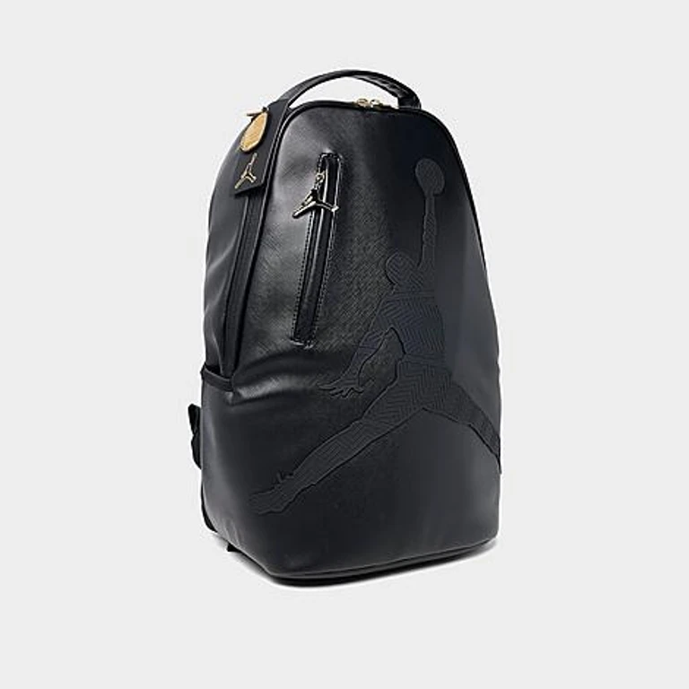 6 Rings Sole Tread Backpack in Black