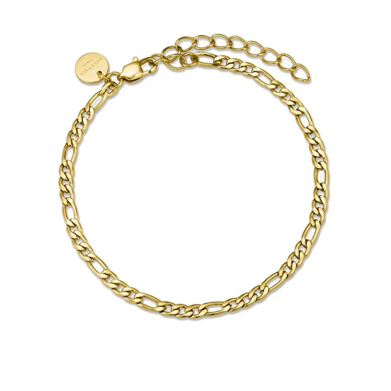 Elegante Bracelet Figaro Essentials Gold Plated Jbfcg-J532