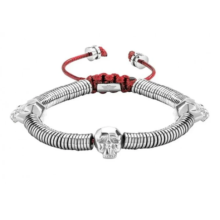 Elegante Men's Bracelet with Steel Beads Pj26553Bss.03