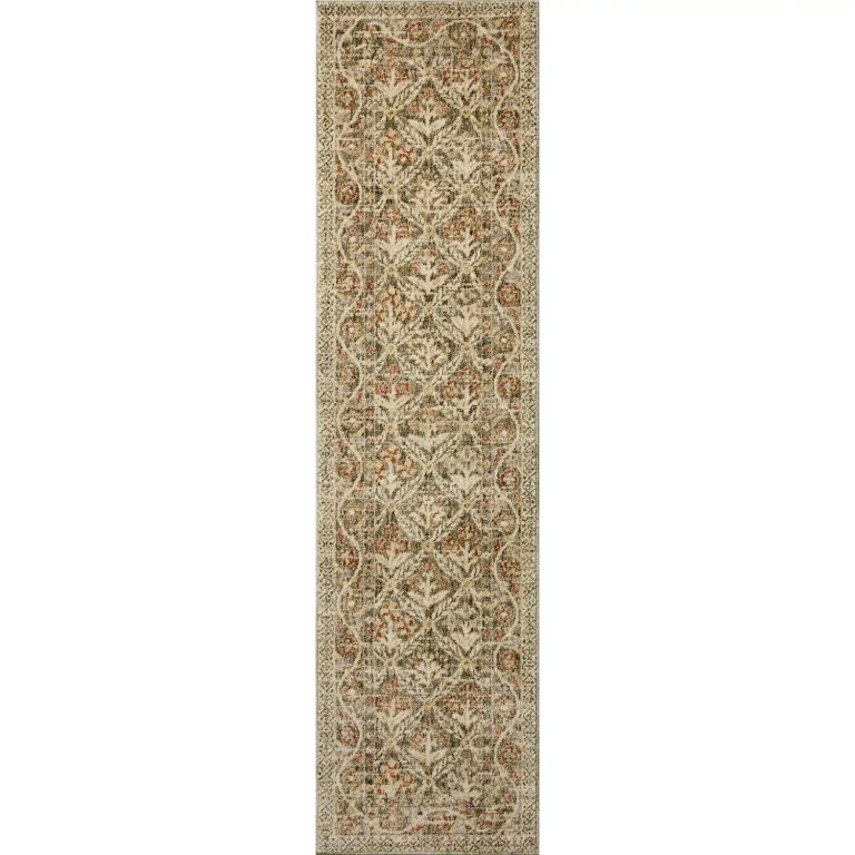 Calypso Area Rugs:- Green, 2'x8'