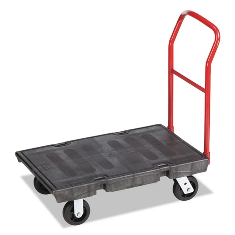 FG440300BLA 24 in. x 36 in. 1000 lbs. Capacity Heavy-Duty Platform Truck Cart - Black