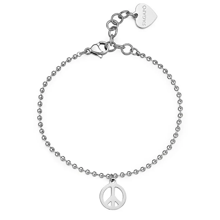 Stainless Steel Bracelet Without Tempo Peace Smile Ssm012