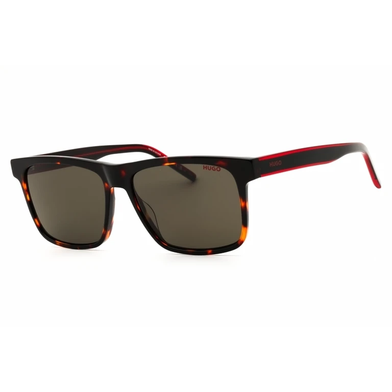 Boss Brown Rectangular Mens Sunglasses HG 1242/S 0O63/IR 56