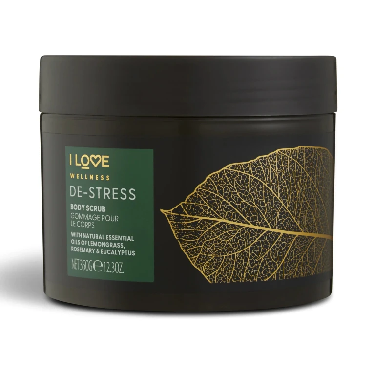 , Wellness De-Stress, Vegan, Exfoliating, Body Scrub, 350g