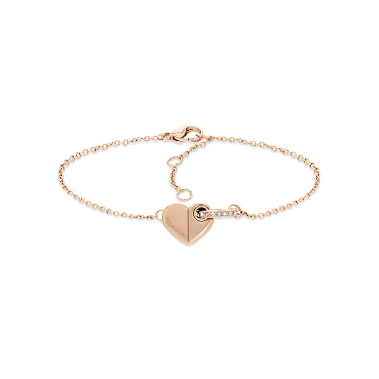 Fashionable Bronze Bracelet With Heart 2780881