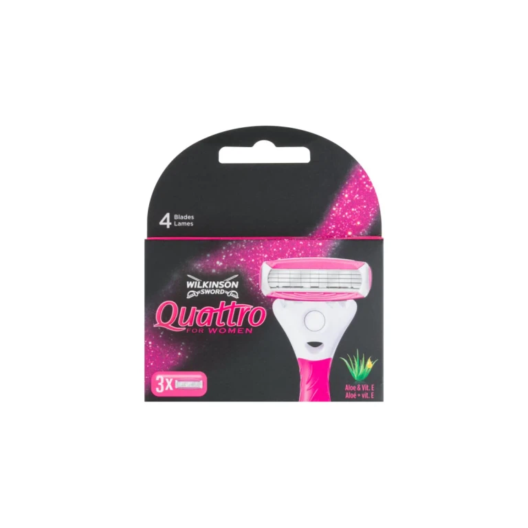 Quattro da Donna Aloe & Vitamin E Replacement Blades 3 Pieces