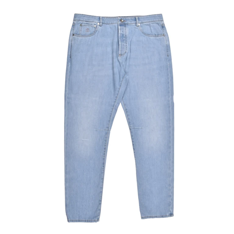 Light Blue Denim Leisure Trousers
