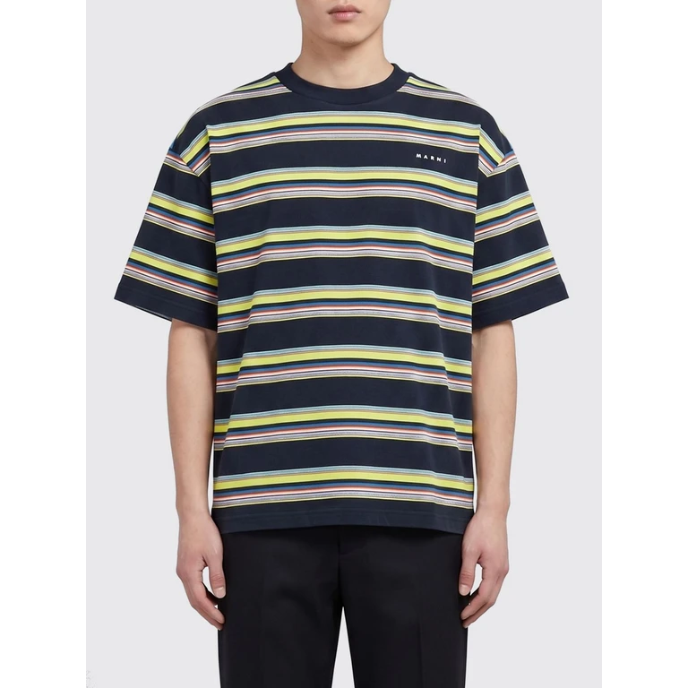 Camiseta MARNI de rayas multicolores