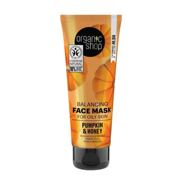 Pumpkin face mask Organic Shop for oily skin 75 ml