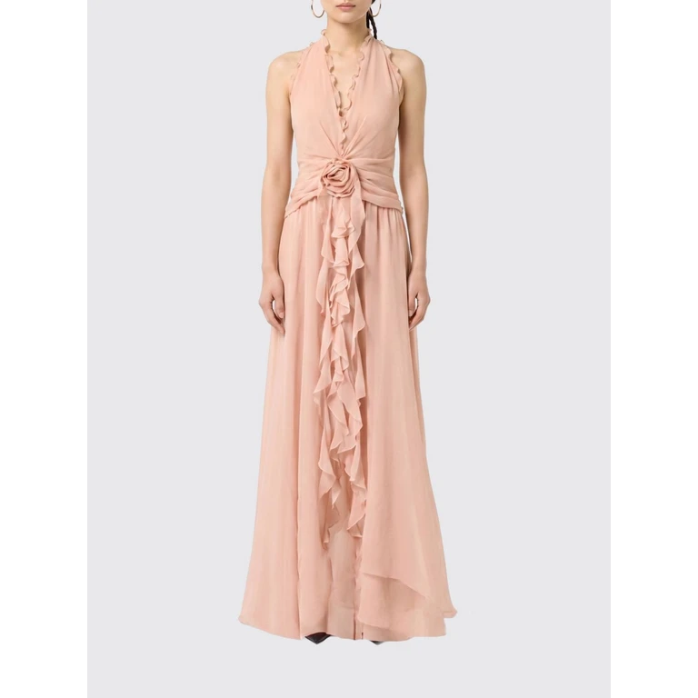 Long Dress in Georgette with Ruffles (44A491AN0144)