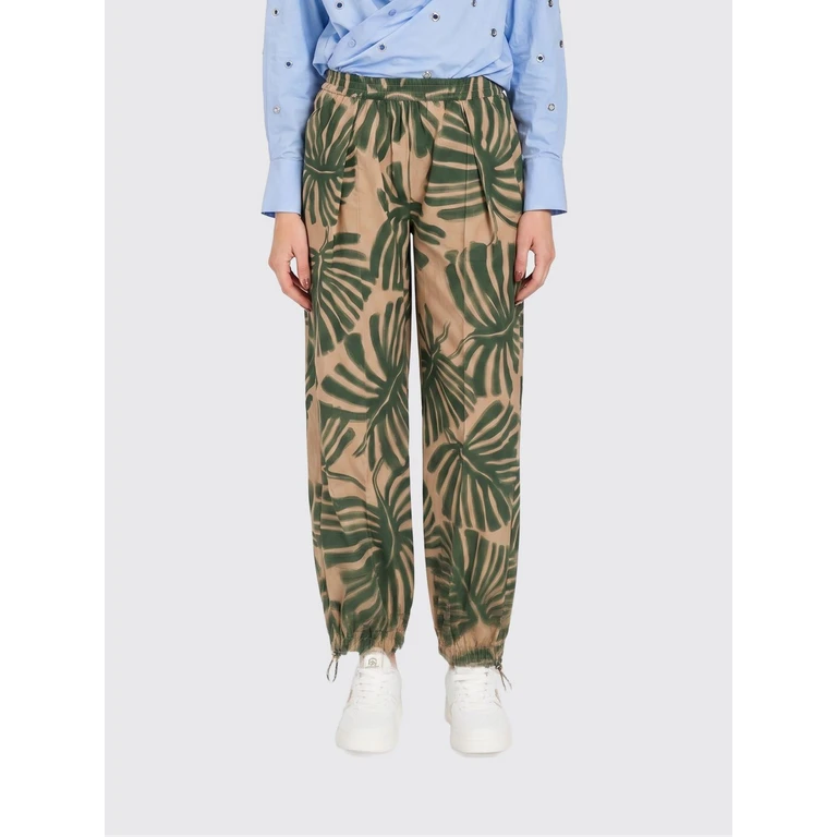 Printed Cotton Trousers (261LL2TCC13301)