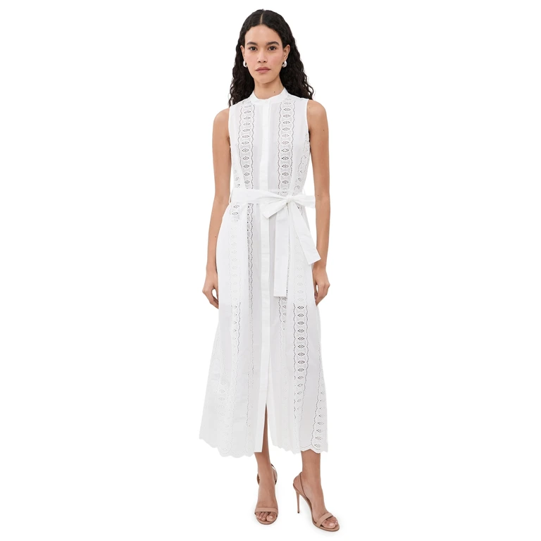Sia Dress White Eyelet XL