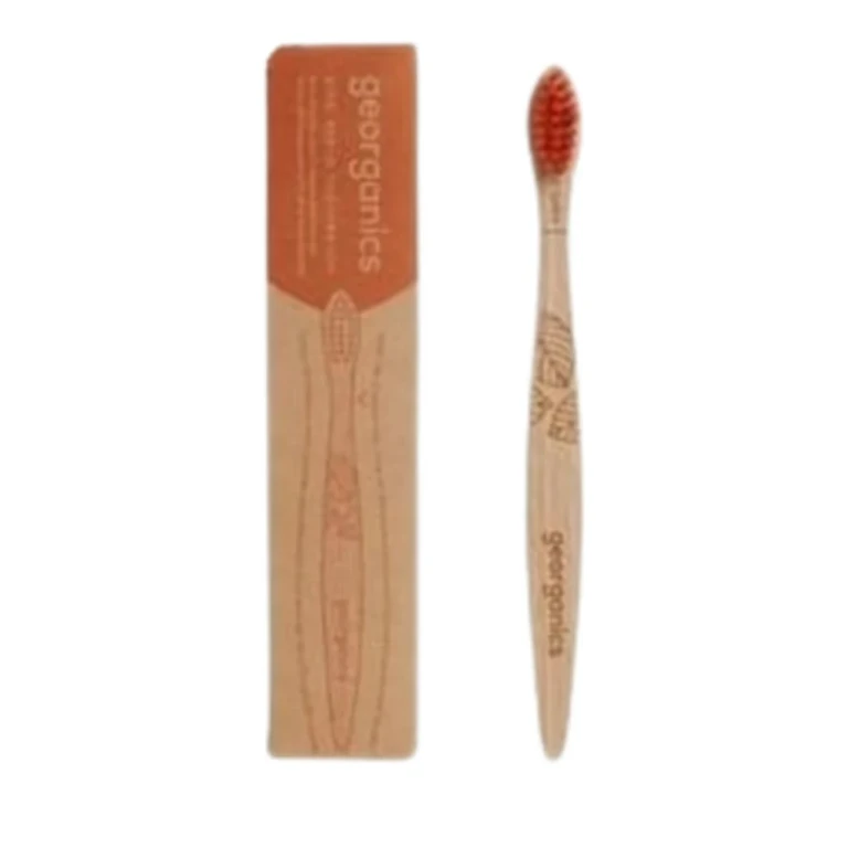Beech wood toothbrush for children