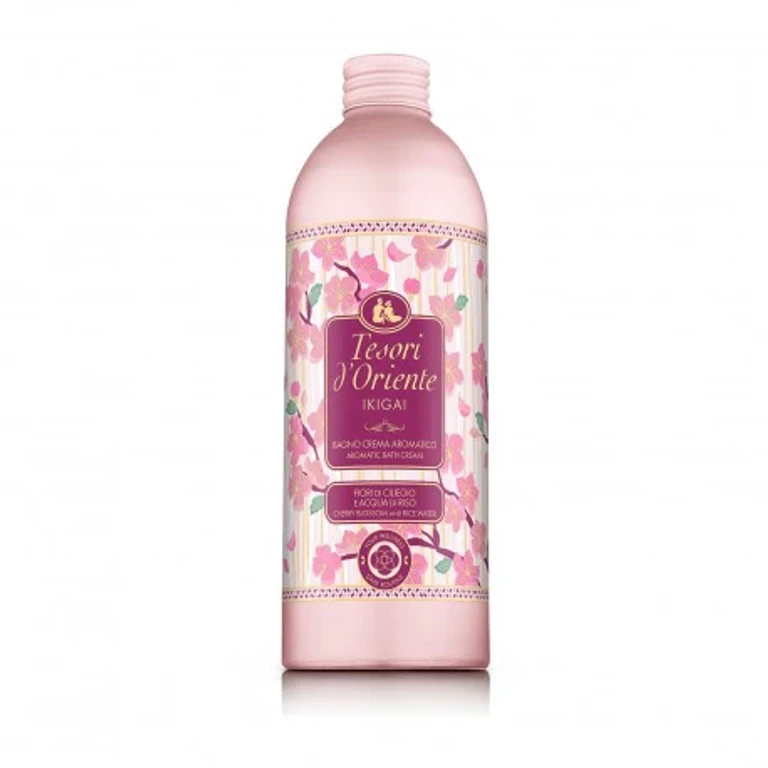 Treasures of the East Aromatic Bath Cream Ikigai Cherry Blossoms and Rice Water 500 Ml