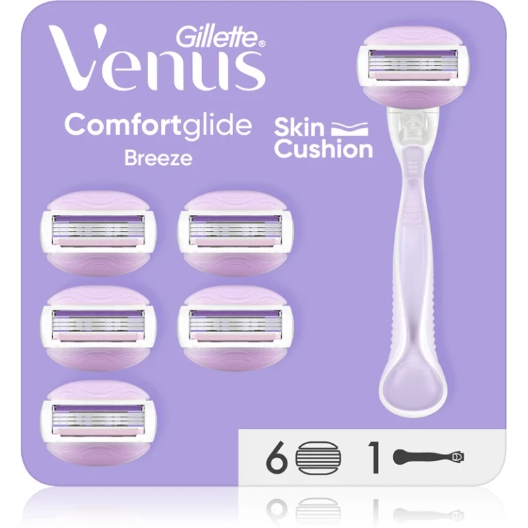 Venus Comfort glide Breeze Replacement Blades 6 Pieces