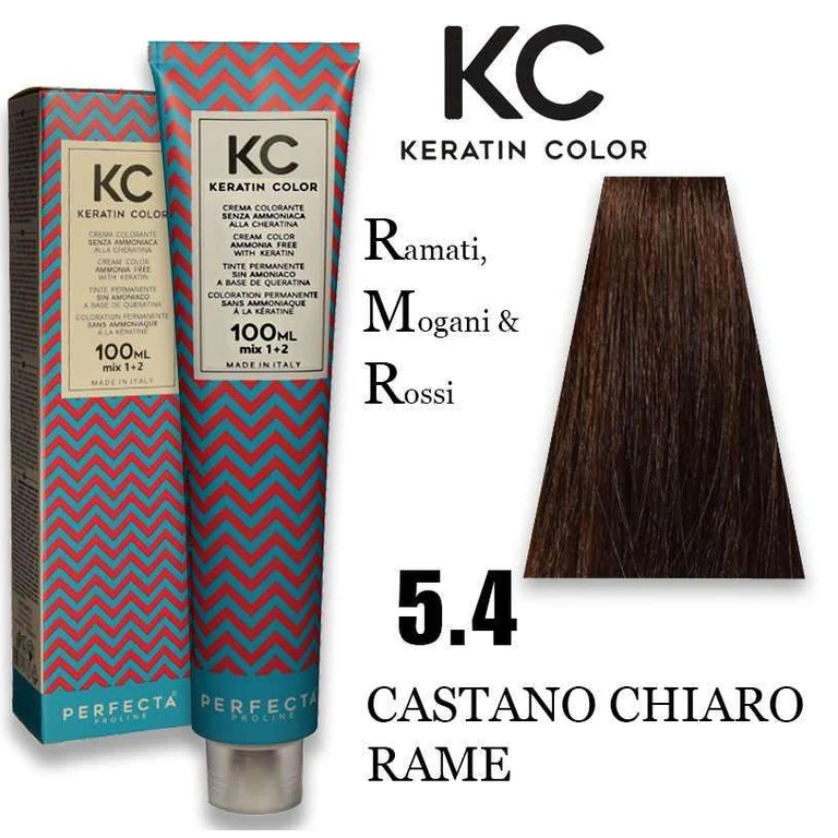 Kc Keratin Color Cream 100 ml 5.4