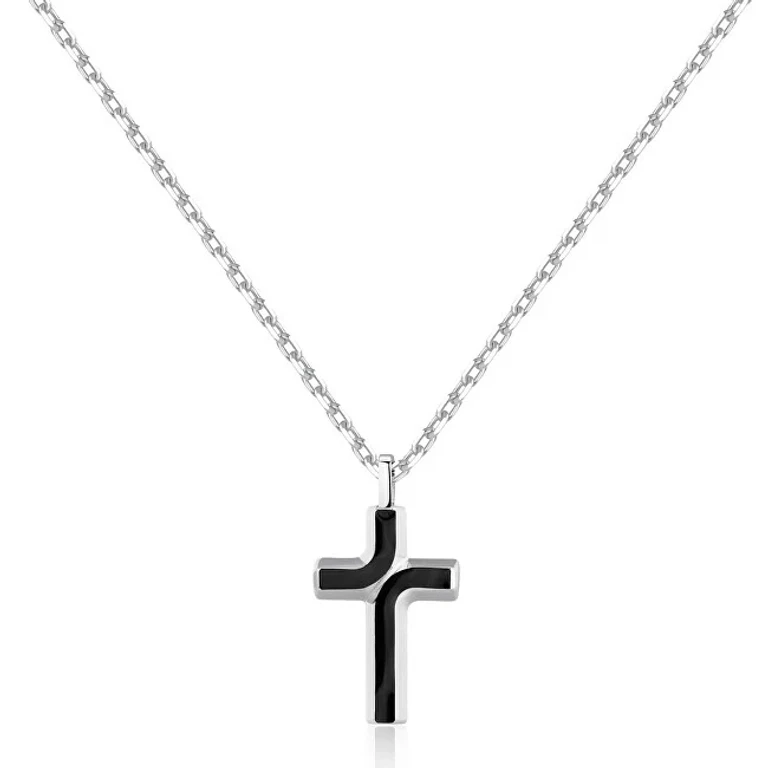 BBC07 Timeless Steel Cross Necklace